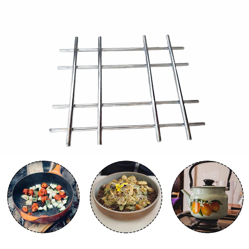 SUL Stainless Steel Trivet, Pan stands for worktop-worktop savers for