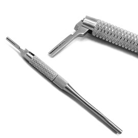 MEDSPO Professional Lab Instruments | Amalgam Well | Napkin Holder Flexible Clips | Scalpel Handle | Tofflemire | Pinwheel | Spirit Lamp (Scalpel Movable Handle)