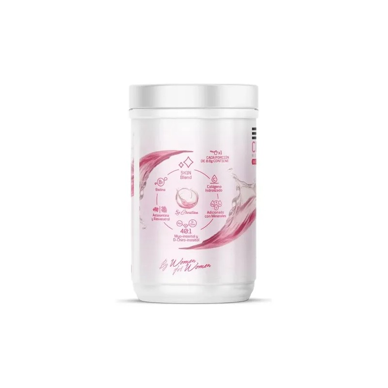 Elemental Creatina Monohidratada Plus Para Mujer Sabor Pink
