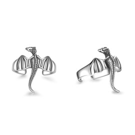 Delicate Ear Cuff Earrings Sterling Silver Filigree Jewelry Gift for Women, Sterling Silver