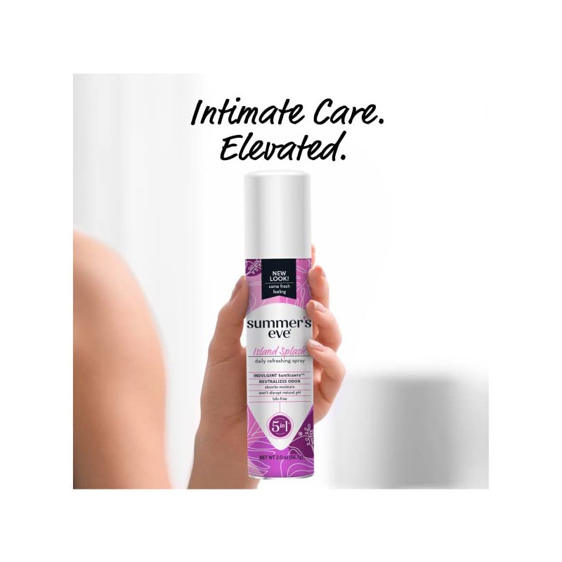 Summer's Eve Feminine Deodorant Spray Island Splash Deodorant