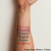 'I Am' Temporary Tattoo - Water Resistant, Skin-Safe, Non-Toxic Transfer