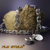 Fly Style Byzantine Byzantine Chain Bracelet Men's Byzantine Bracelet Stainless