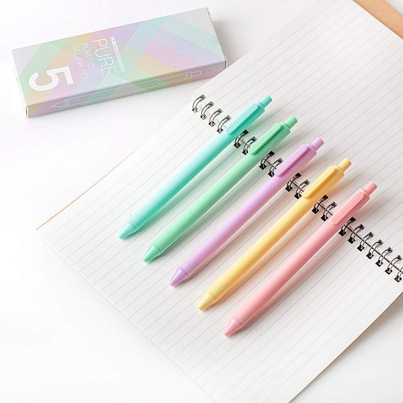 KACO Soft Touch Retractable Gel Pen Writing Pen Set 0.5mm