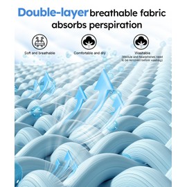 Sleep Headphones Eye Mask, Bluetooth Headphones Headband, Sports Headband Built-in Mic Bluetooth Headband with HD Stereo Speakers, Cool Tech Gadgets Gifts for Women Sleeping Headphones Side Sleepers