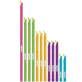 GripStic Bag Clips. 12pc Durable Food Clip Set For Kitchen Storage. Reusable Chip Bag Clips. Color Coded Bag Closure Sticks Provide Air Tight Seal. Chip Clips Reinvented.