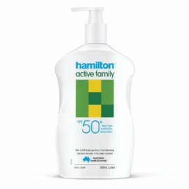 Hamilton Sunscreen Active Family SPF 50+ 500ml