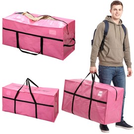 Sunnymove 1 Pack Pink College Dorm Moving Bag, 66 Gallon Back to School