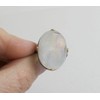 Moonstone Mixed Metal Sterling Silver Cocktail Ring US Size 7