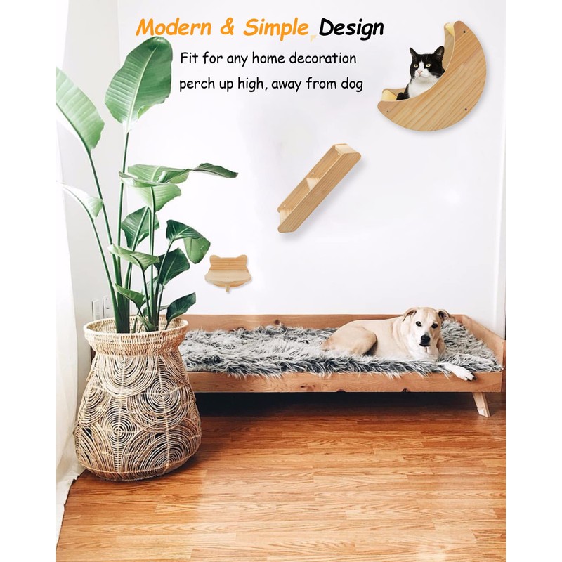 Cat Shelf for Wall Hammock Climbing Shelves and Perches Solid