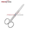 PRECISE CANADA OPERATING DISSECTING SURGICAL SCISSORS 5.5" STRAIGHT BLUNT BLUNT