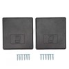 2 Pcs Folding Cup Holder 73mm Compact Space Saving Foldable