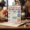 Zyulin Funny 65th Birthday Card Gifts for Women Men, Retro