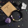 GolbalJew Scorpio Zodiac Bracelets Healing Crystal 12 Constellations Protection Stone