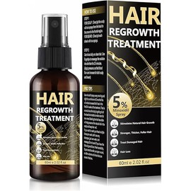 5% Biotin Serum - Enriched For Men & Women. Promotes Hair Growth & Thickness. Ideal Scalp Care For Healthier Hair - Biotin Hair Regrowth Serum - 60ml