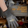 Glove Station Large Protective Gloves, Nitrile Foam Coated, Cut Resistant,
