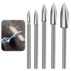 5 Pcs Wood Carving Bits for Dremel Rotary Tool HSS
