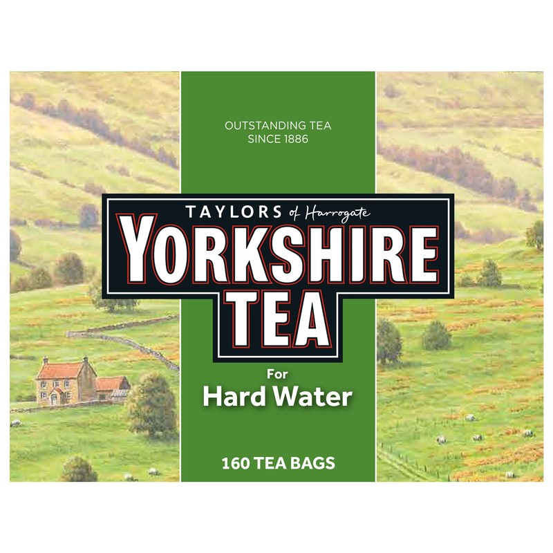 Yorkshire Tea Hard Water Tea Bags, 160 Tea Bags