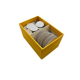 Futhark 100 Dry Erase Tokens for DND – Reusable RPG Tokens in 2 Sizes for Combat Tracking, Initiative, Conditions, and Effects – Reusable Circle Markers for Tabletop Board Games Accessories (100 PCS)