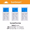 GE SunSmart Digital in-Wall Timer, Daily ON/Off Times, Programmable Settings,...