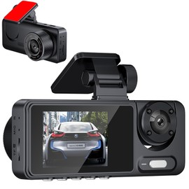 Txpexis Dash Cam Front and Rear 1080P Full HD Dual Dash Camera in Car Camera Dashboard Camera Dashcam for Cars 170 Wide Angle with 3.0" LCD Display Night Vision and G-Sensor