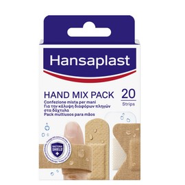Hansaplast Hand Mix Pack Patch Pack with 5 Different Sizes, 20Pcs