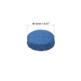 PATIKIL 13mm Dia Pool Cue Tips, 10 Pack Pool Billiard Cue Tips Pool Stick Replacement Tips Pool Stick Tips Snooker Cue Tips, Blue