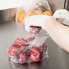 ROYALNA 100ct (8"x4"x18") Large Bread Loaf Packing Bags with Ties,