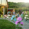 Aolyty Solar Garden Lights Outdoor, Solar Hydrangea Lights IP65 Waterproof
