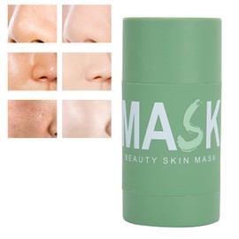Grüne Maske Pin, Grüner Tee Reinigende Maske aus Ton im Stecker Ölkontrolle Anti Acne Aubergine Fein Feste, Mitesser Entfernende Akne Porenreinigung in Festmaske 40g
