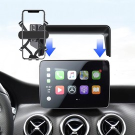 JNGXQ car Phone Holder Compatible with 2015-2019 Mercedes GLA X156 CLA C117 W117 Phone Mount Phone Stand for 8-inch Navigation Screen (for 2015-2019 GLA/2014-2018 CLA 8 in.)