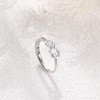 MILACOLATO Silver Rings for Women,925 Sterling Silver Infinity Ring with