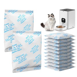 12 Packs Pet Food Desiccant Bag Compatible with Voluas Automatic Cat Feeder, Desiccant Packs Replacement for Dog Treat Container/Automatic Pet Feeder, Keep Pet Food Fresh