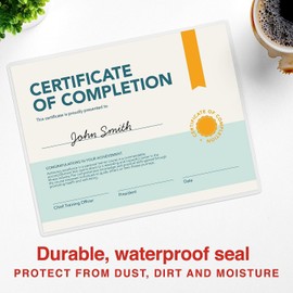 Staples Thermal Laminating Pouches - Clear, Letter Size, 5 Mil Thickness, Pack of 100 for Office & School Use