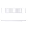Modern White Color MDF Bath Tray Bathtub Storage Rack Shelf