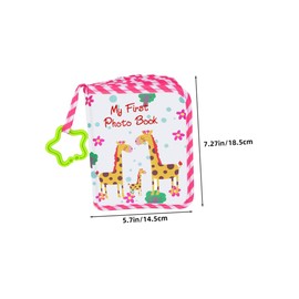 BESPORTBLE 2pcs Soft Photo Album Holds Pictures Adorable Deer Motif Easy to Turn Pages Keepsake for Newborns