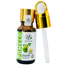 Hami's Garden Grapefruit Pomelo Essential Oil - 0.68 fl Oz/20 mL - 100% Pure and Natural - Premium Grade With Glass Dropper for Diffusers, Hair and Skin Care, Home Care, Soap Making