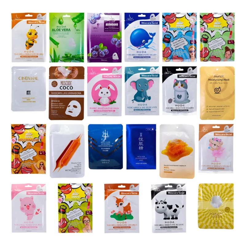 Mascarillas Hidratantes Koreanas Kawai 20 Piezas Mixta