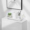 Luxspire Bathroom Vanity Tray, Resin Toilet Tank Tray, Kitchen Trays,
