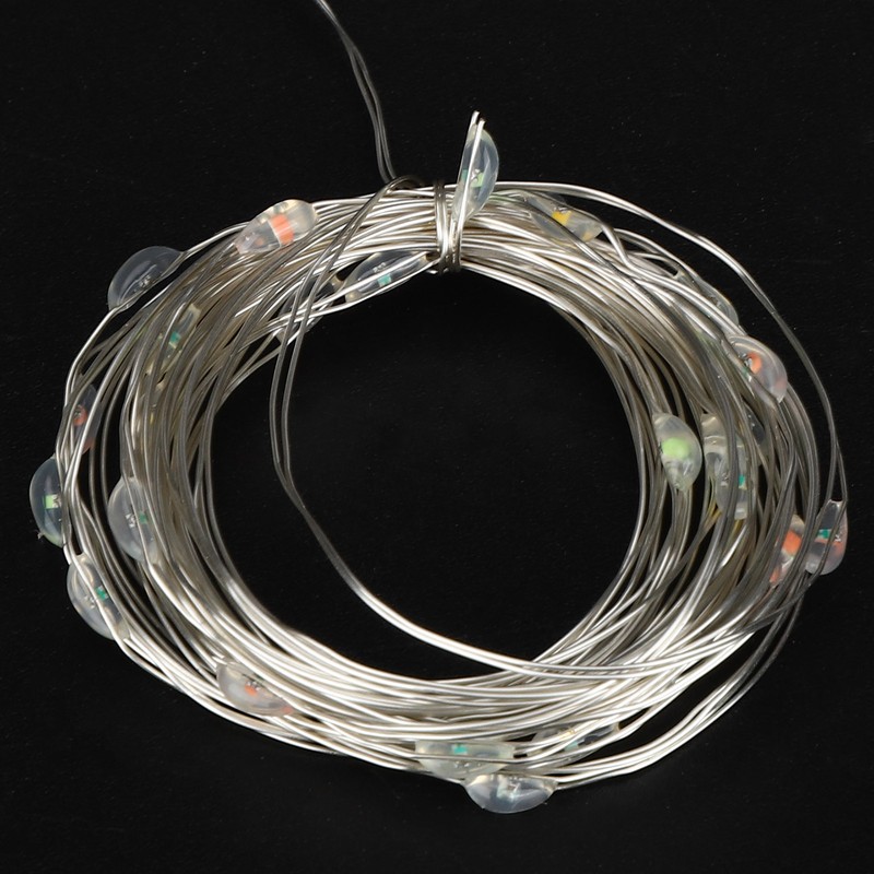 3x3 m Copper USB Wire Curtain Light String for Home