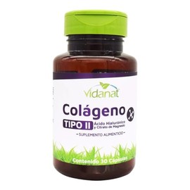 Vidanat Colageno Tipo II Ácido hialurónico Magnesio 30 Cápsulas