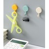 5Pcs Decorative Self-Adhesive Wall Hooks Cute Utility Hooks,Key Hooks for
