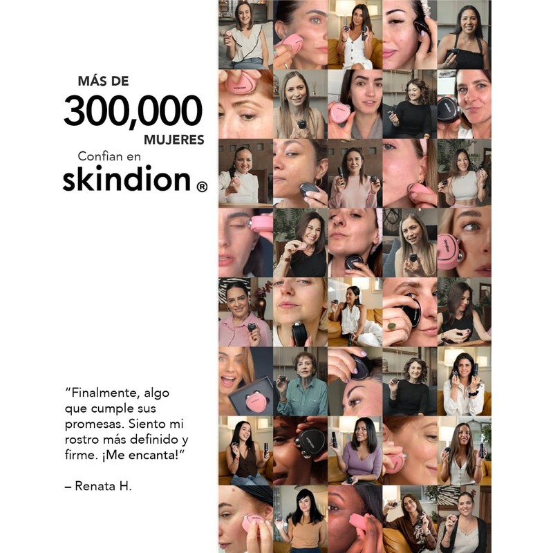 Dispositivo de microcorriente facial Skindion – Lifting y reducción de
