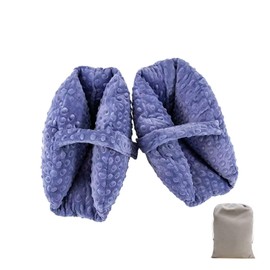 1 Pair Heel Protector Cushion, Assistive Heel Protectors, Foot Protectors for Pressure Sores, Heel Protector Bed Sore, Quilted Foot Pillows, Foot Pillow for Heel Pain Bedridden Patients Supplies