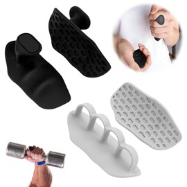 JESSAID 2 Pares Puños de Entrenamiento Antideslizantes, Guantes para Gym Mujer y Hombre, Guantes de Entrenamiento Ergonómicos Antideslizantes de Goma, para Gimnasio, Entrenamient, Levantamiento