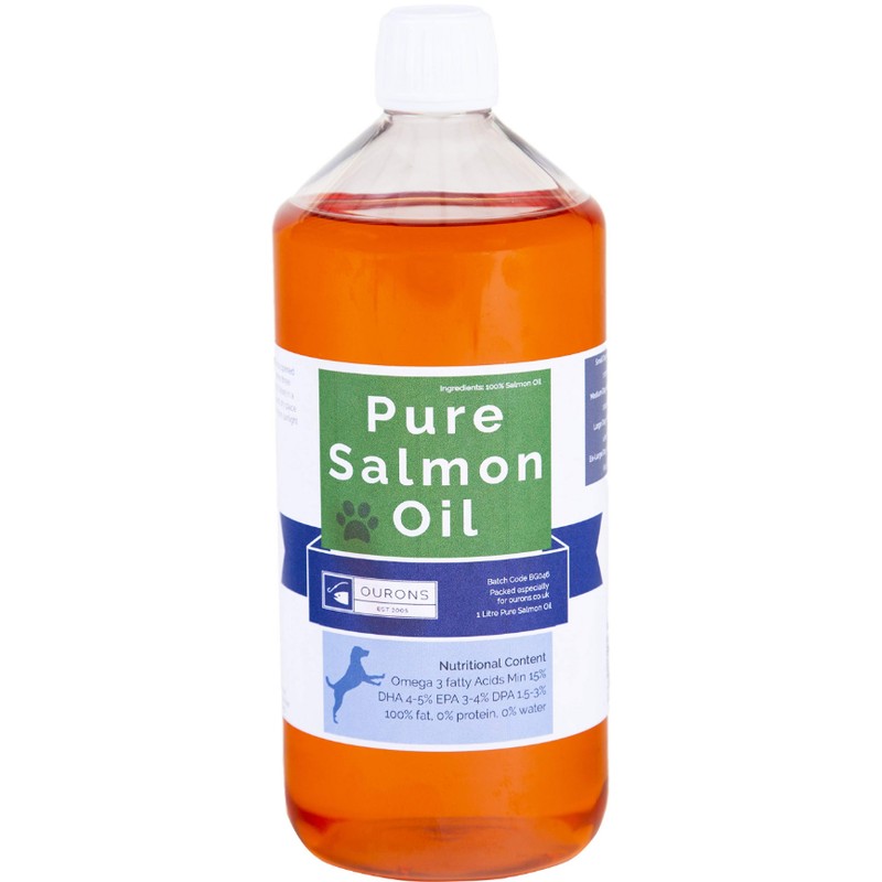 1 litre Pure Salmon Oil for Dogs Pure Fish Oil