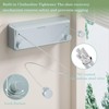 Danpoo Retractable Clothesline, 2x13.8ft 304 Stainless Steel Clothes Line for