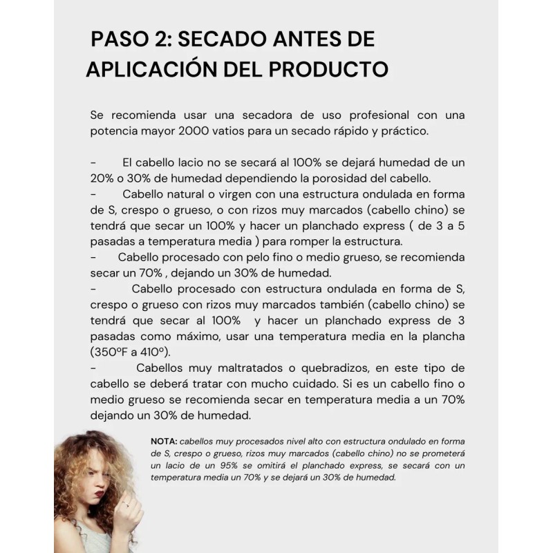 Nanoplastia Alisa 95% Y Matiza Rubios Ne Cenizo