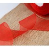 BEAUTOPE 1.5 Inches Wide Sheer Organza Chiffon Ribbon for Gift