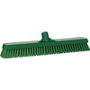 Vikan 70622 Brush,Wall/Floor Scrub,Stiff,19",PP/PBT,Green